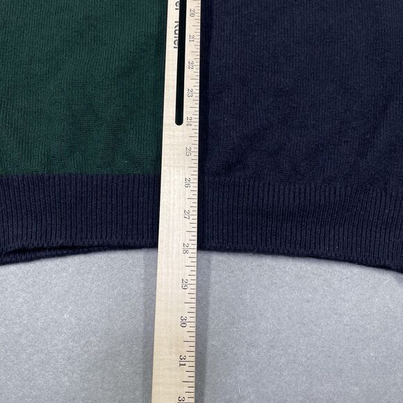VTG Ping Sweater Mens Large Blue Green Argyle Merino Wool Cashmere Scotland Knit - Picture 8 of 10